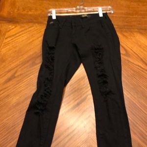 Black Ripped Skinny Jeans